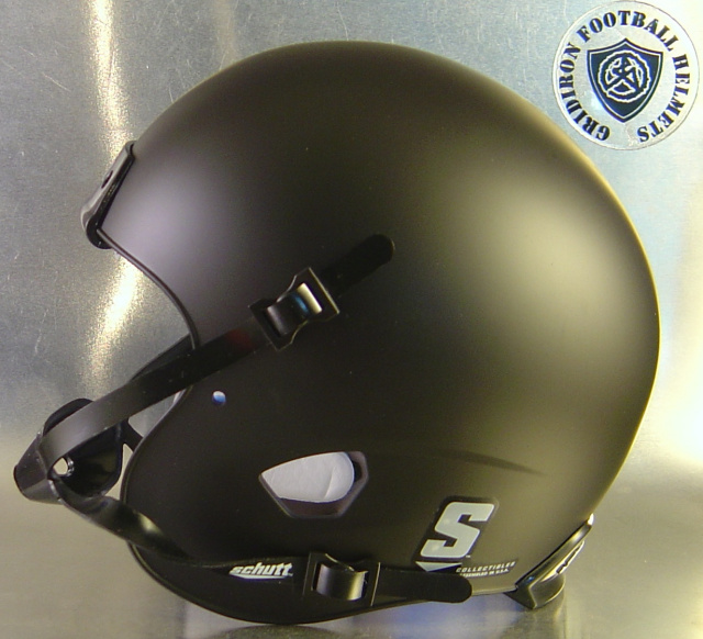 Matte Black Schutt XP Mini Football Helmet Shell 